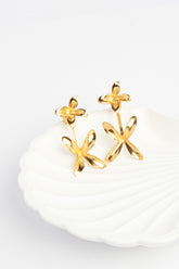 2 way Petal Play Ear Jacket Earrings