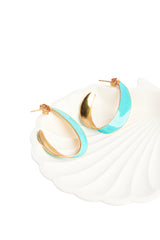 Pop Twist Hoop Earrings