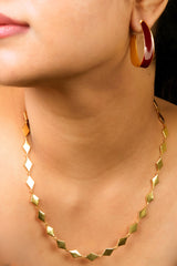 Golden Mosaic Necklace