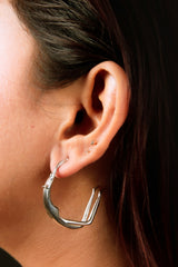 Naked Ambitions Hoop Earrings