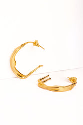 Naked Ambitions Hoop Earrings