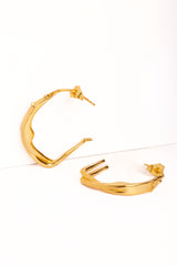 Naked Ambitions Hoop Earrings