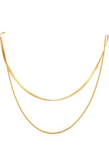 Golden Duo Layered Necklace