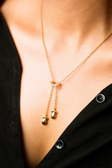 Lush Drops Lariat Necklace