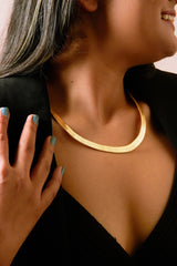 Liquid Gold Choker Necklace