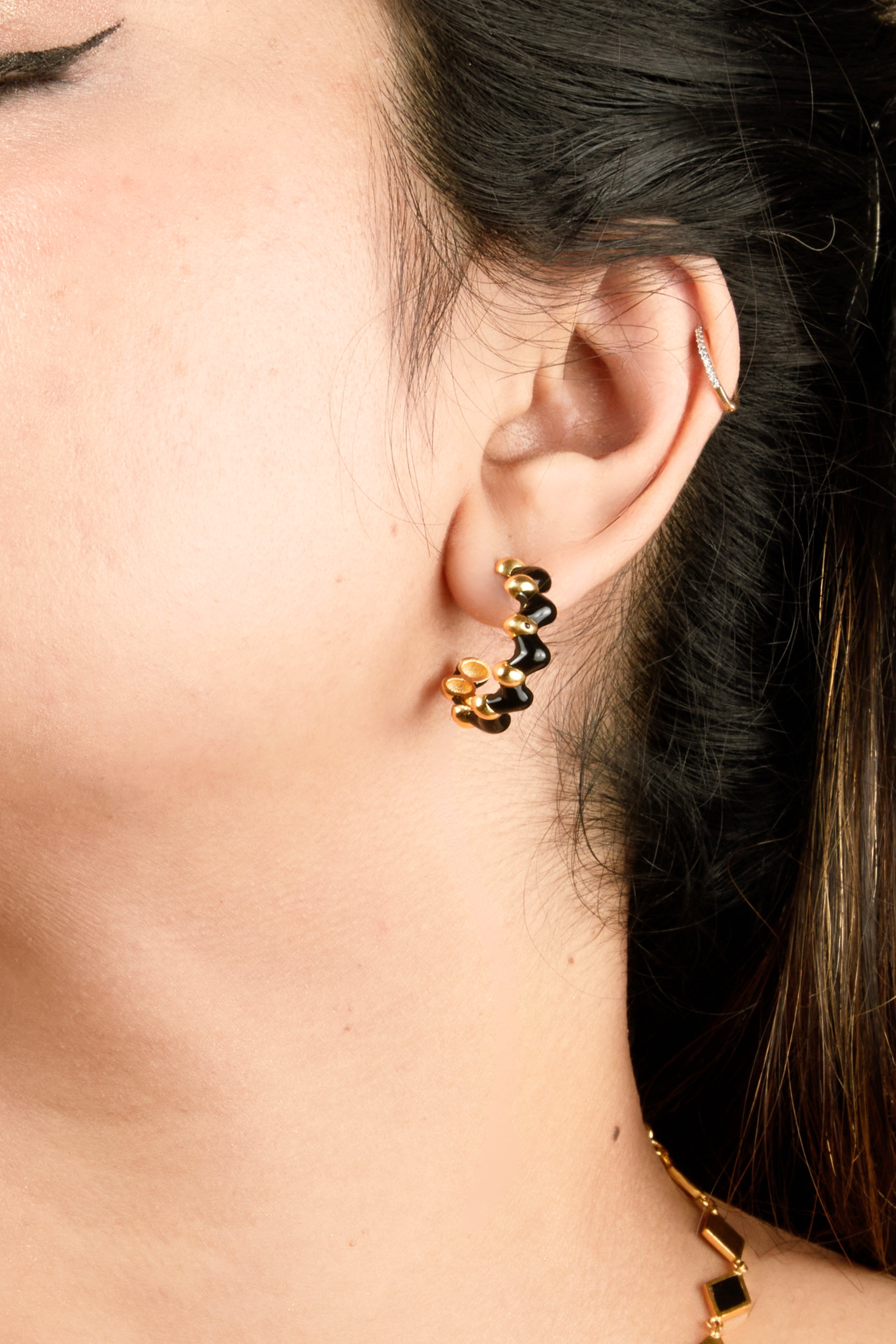 Bubble Hoop Earrings