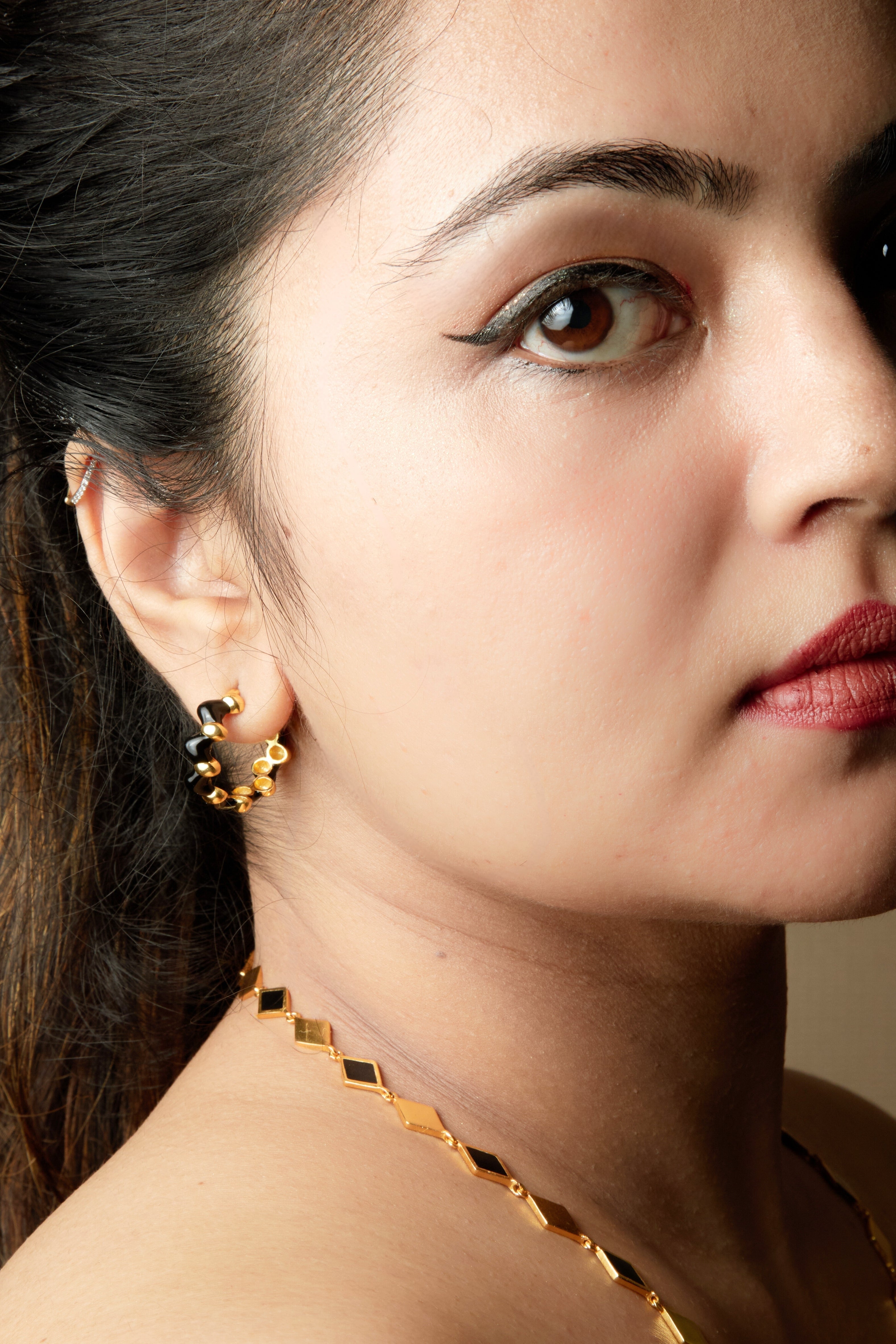 Bubble Hoop Earrings