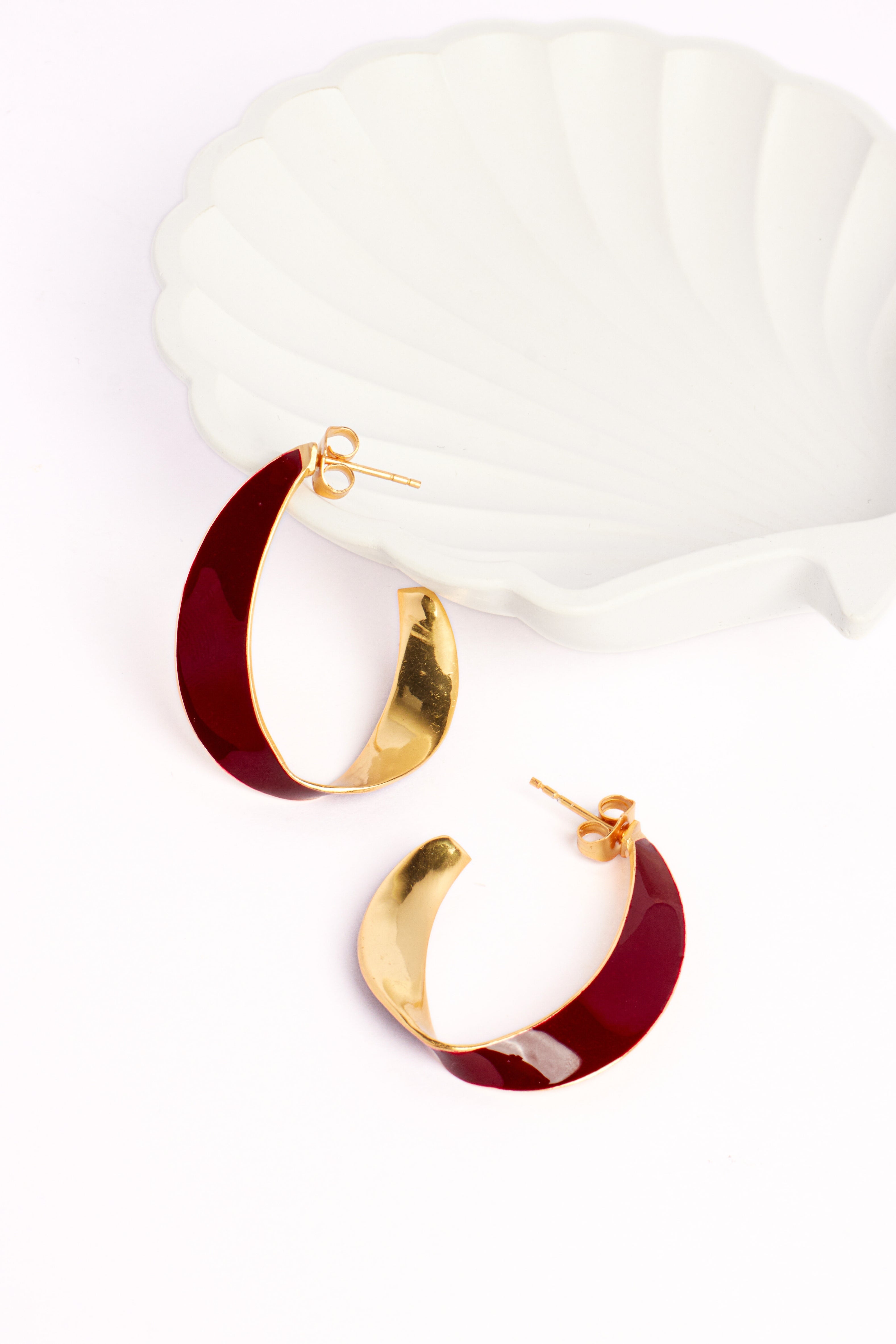 Pop Twist Hoop Earrings