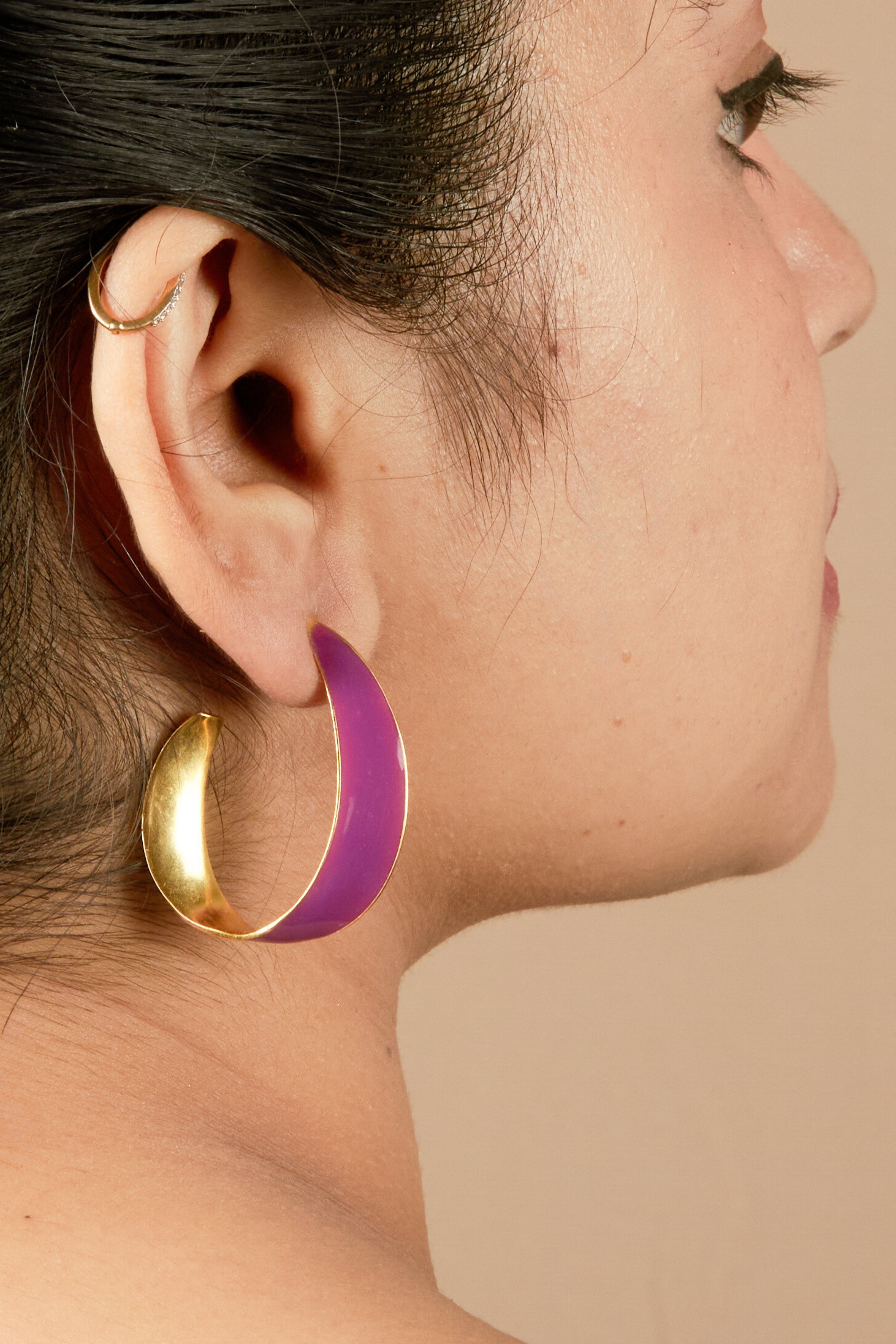 Pop Twist Hoop Earrings