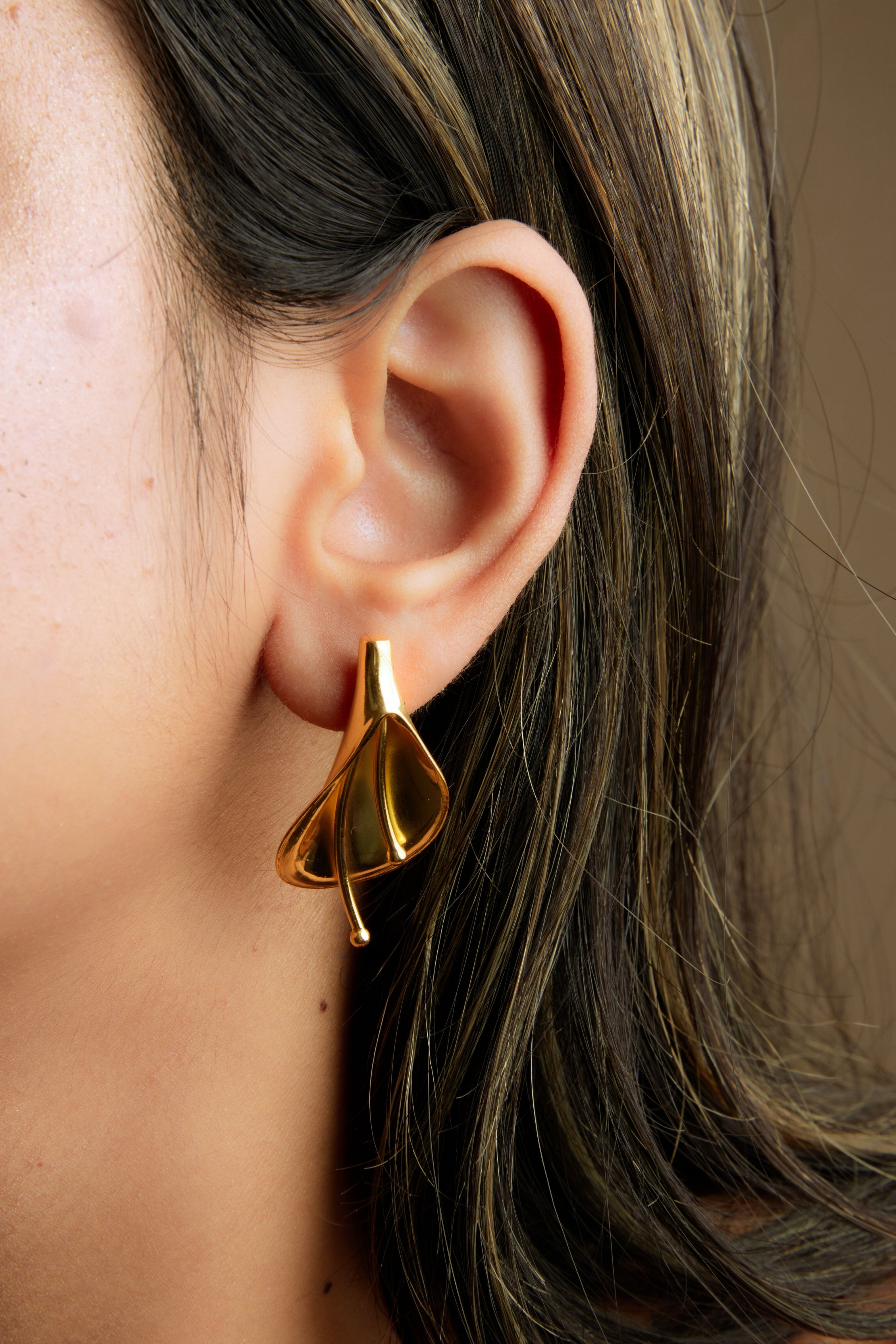 Calla Lily Stud Earrings
