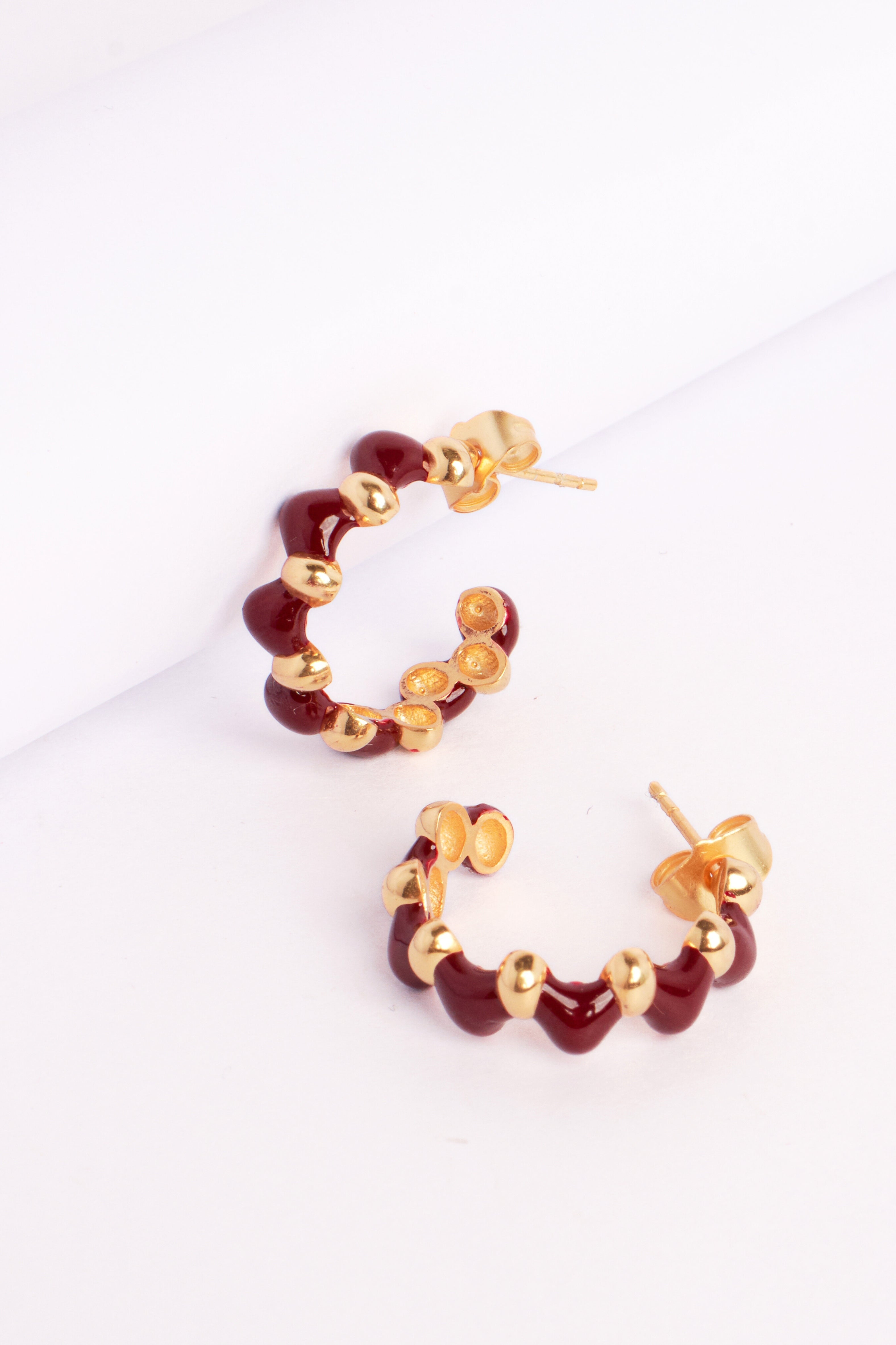 Bubble Hoop Earrings