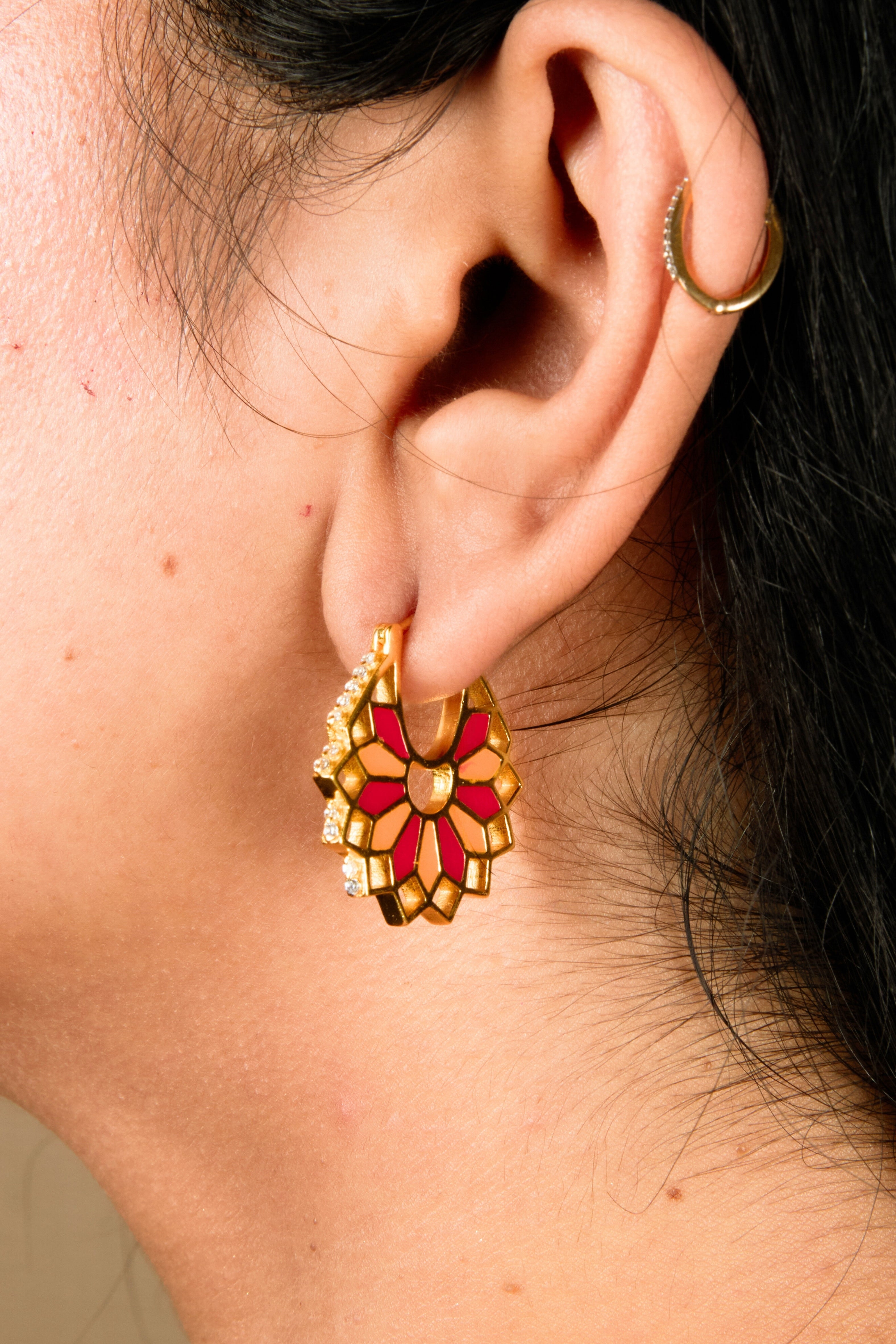 Mediterranean Hoop Earrings