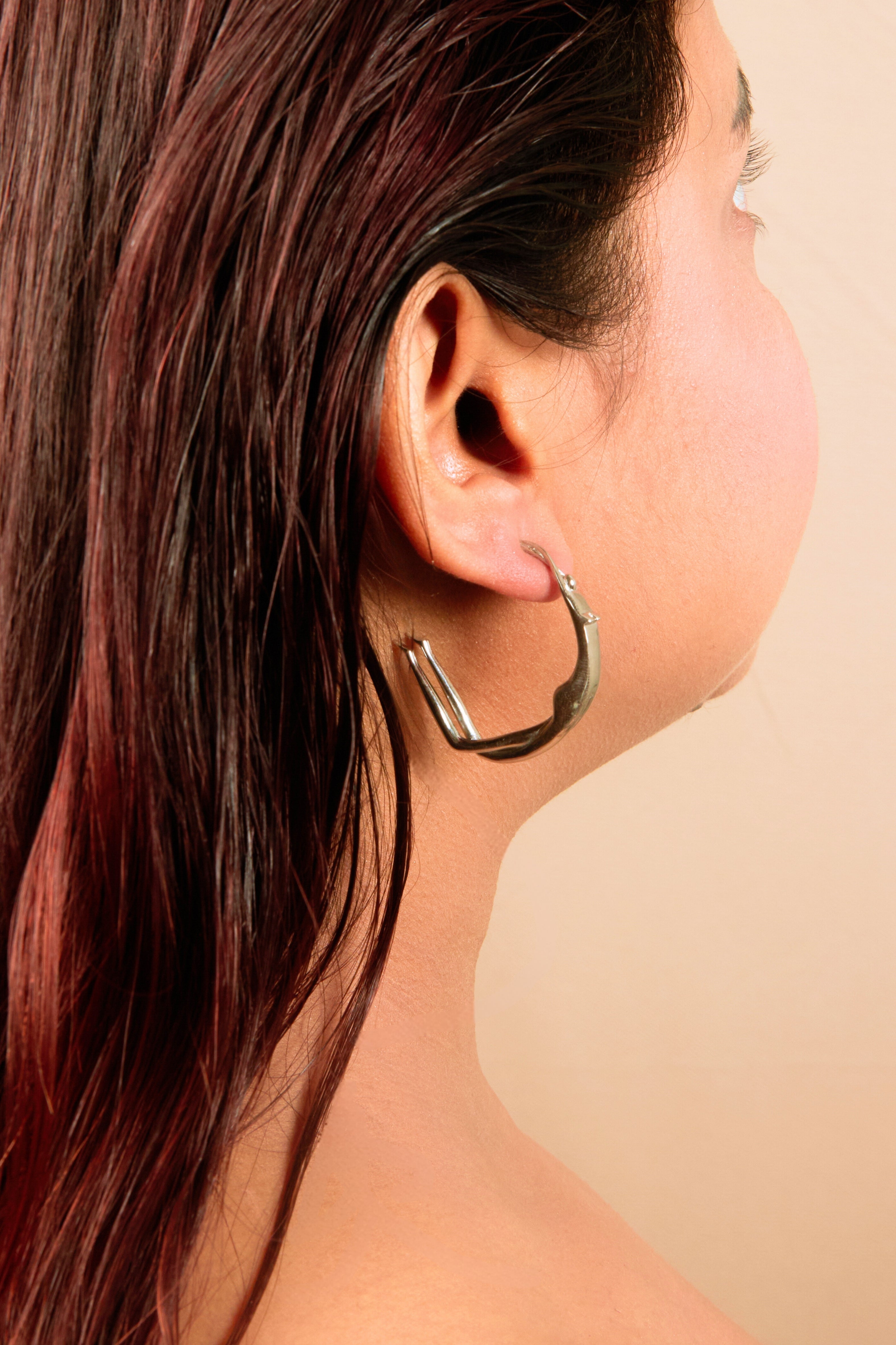 Naked Ambitions Hoop Earrings