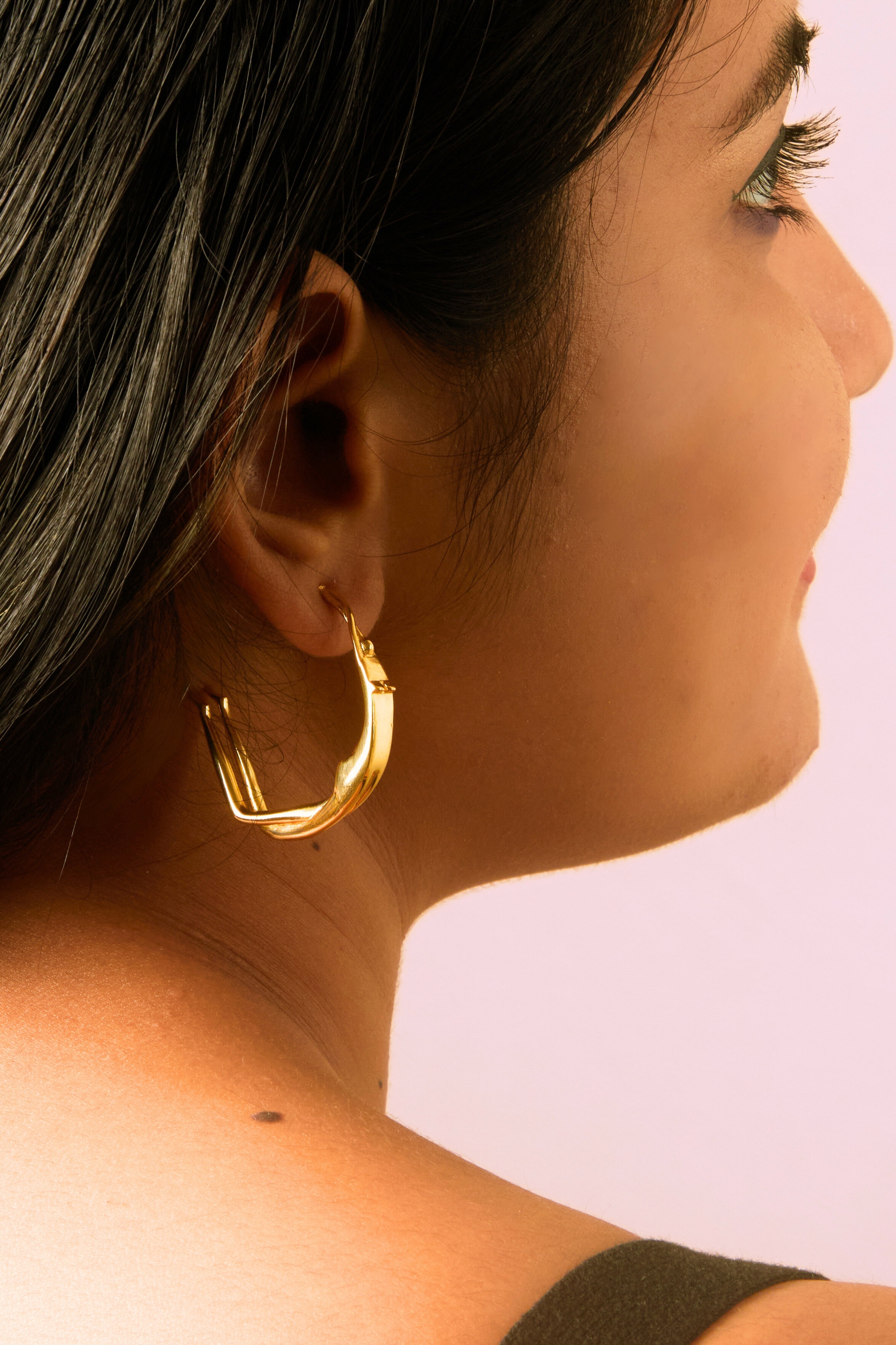 Naked Ambitions Hoop Earrings