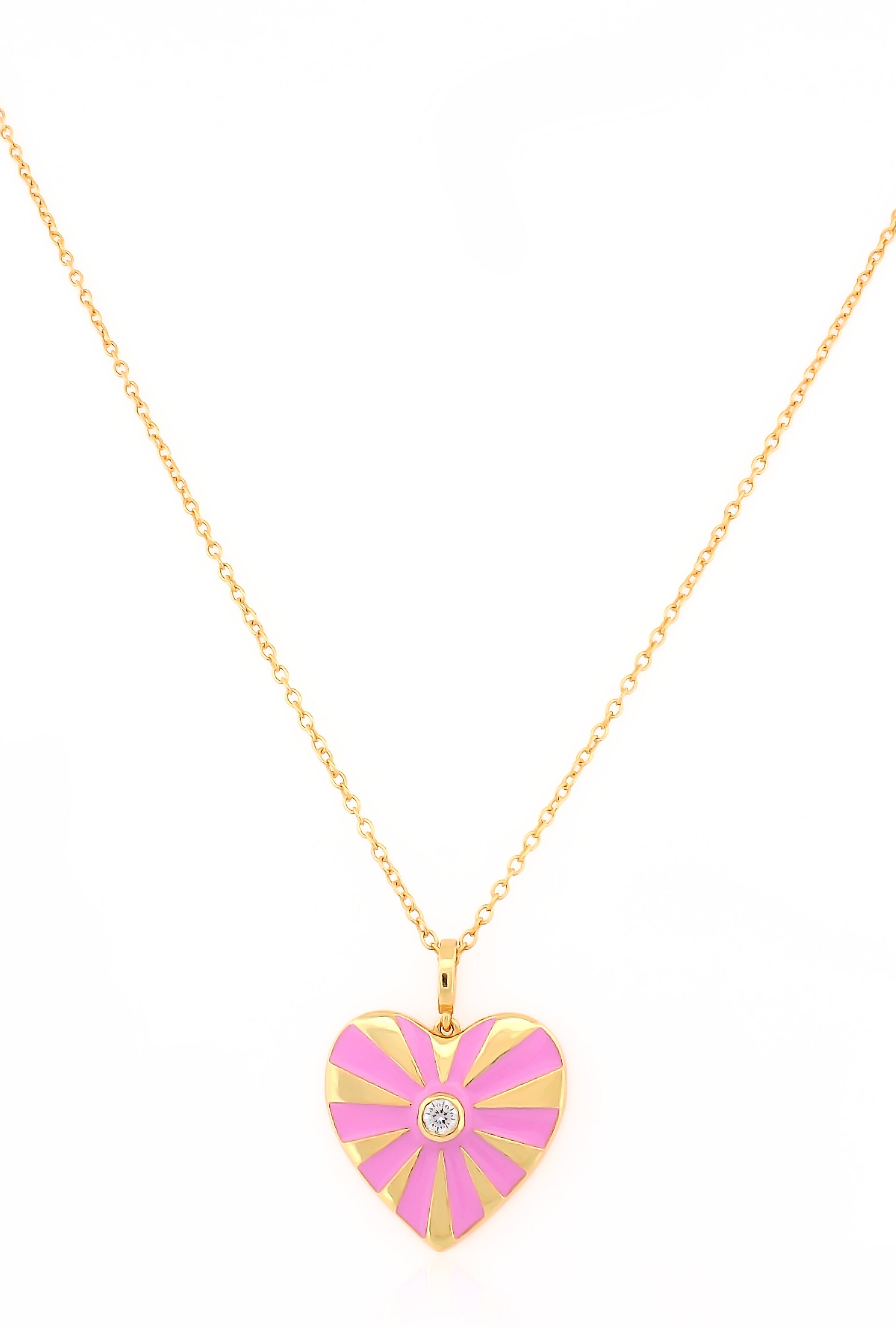 Candy Heart Pendant Necklace
