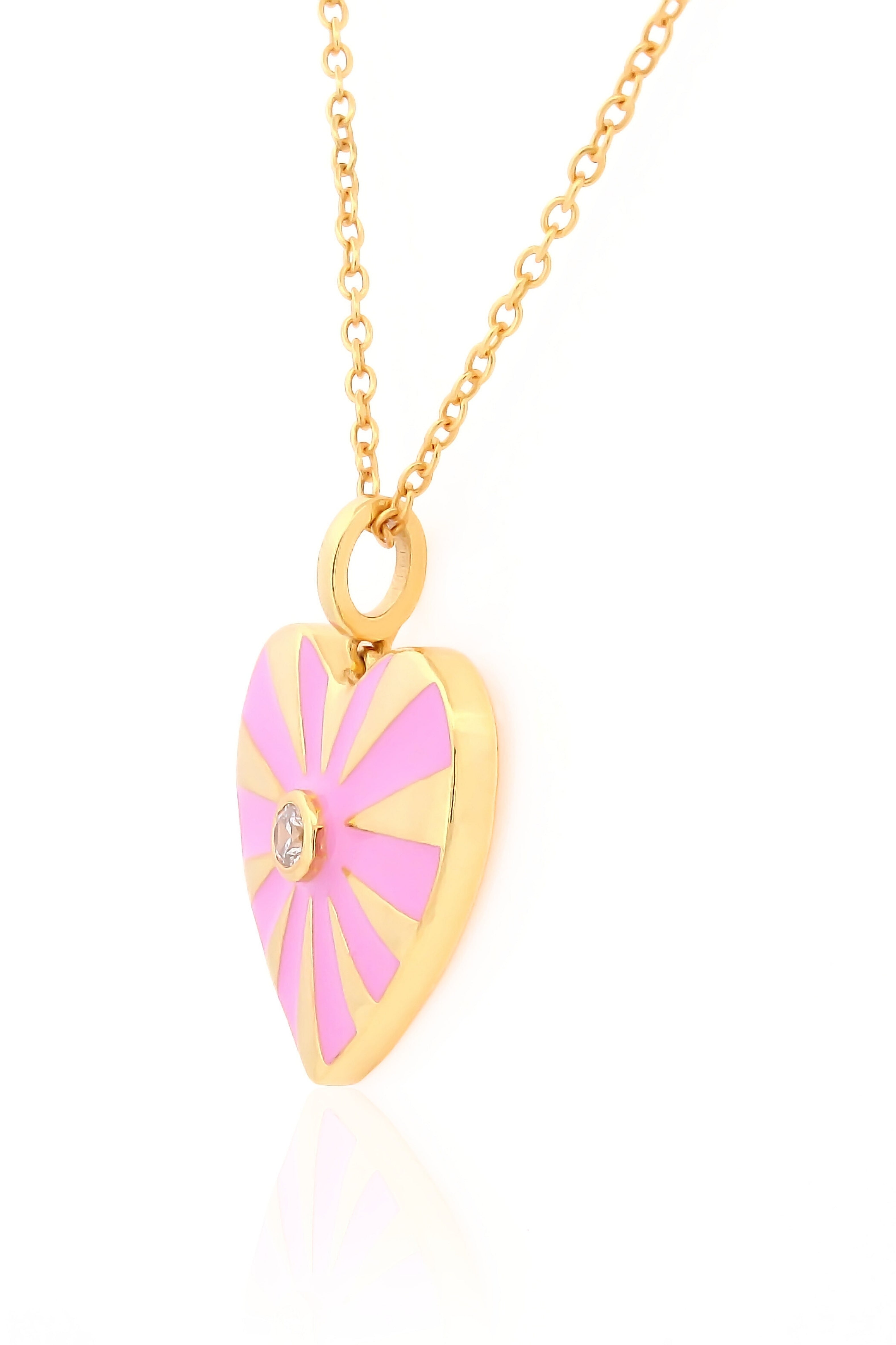 Candy Heart Pendant Necklace