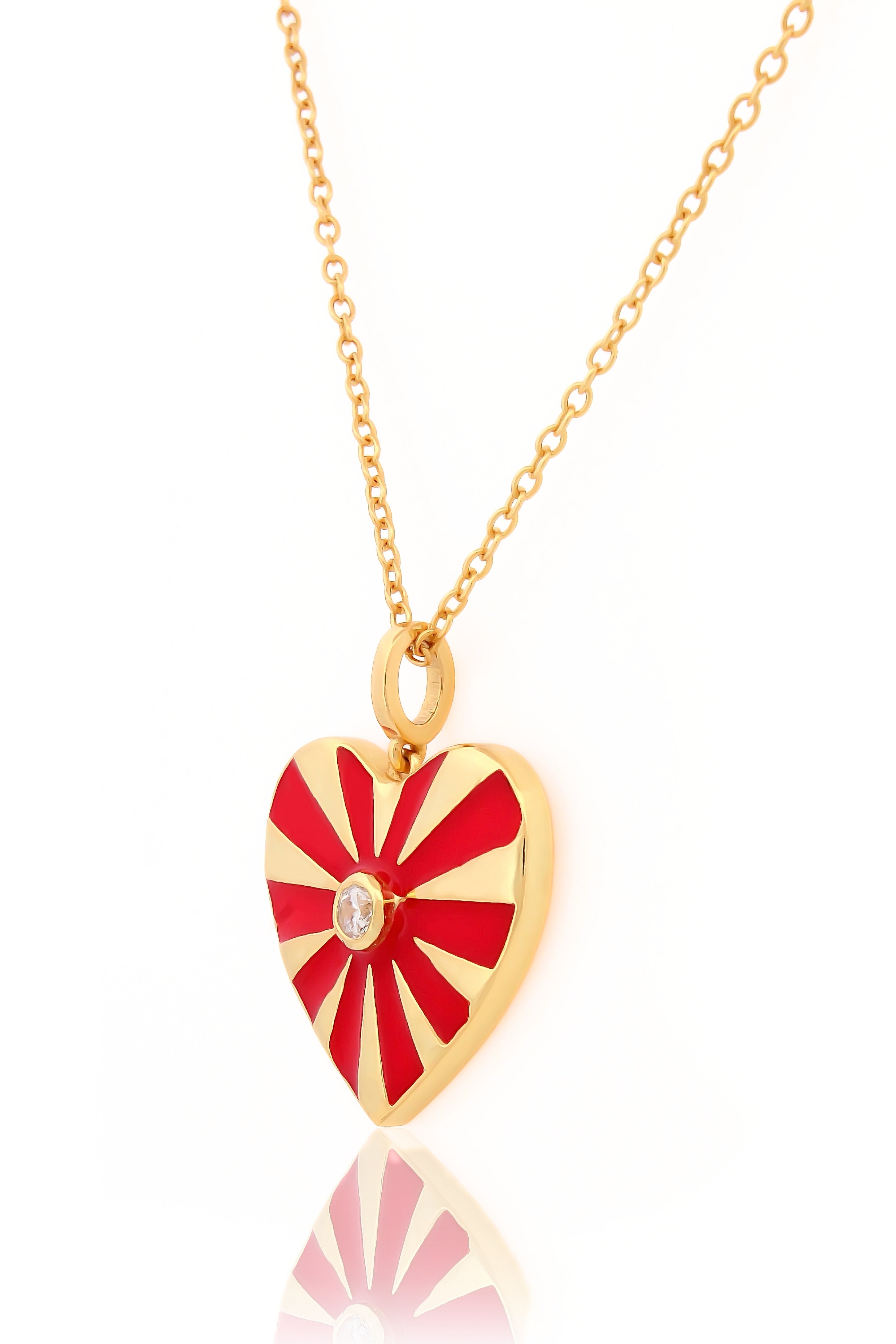 Candy Heart Pendant Necklace
