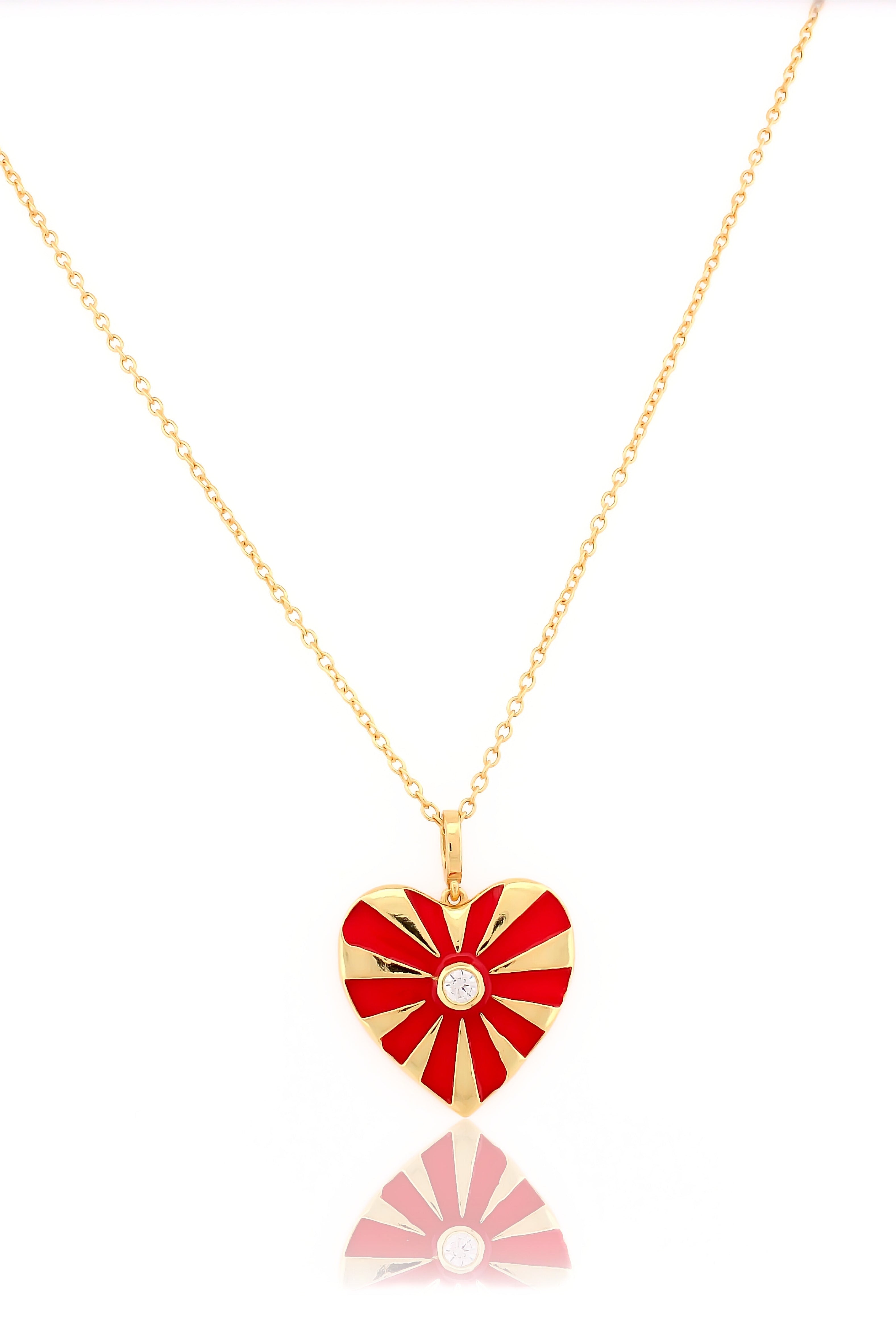 Candy Heart Pendant Necklace