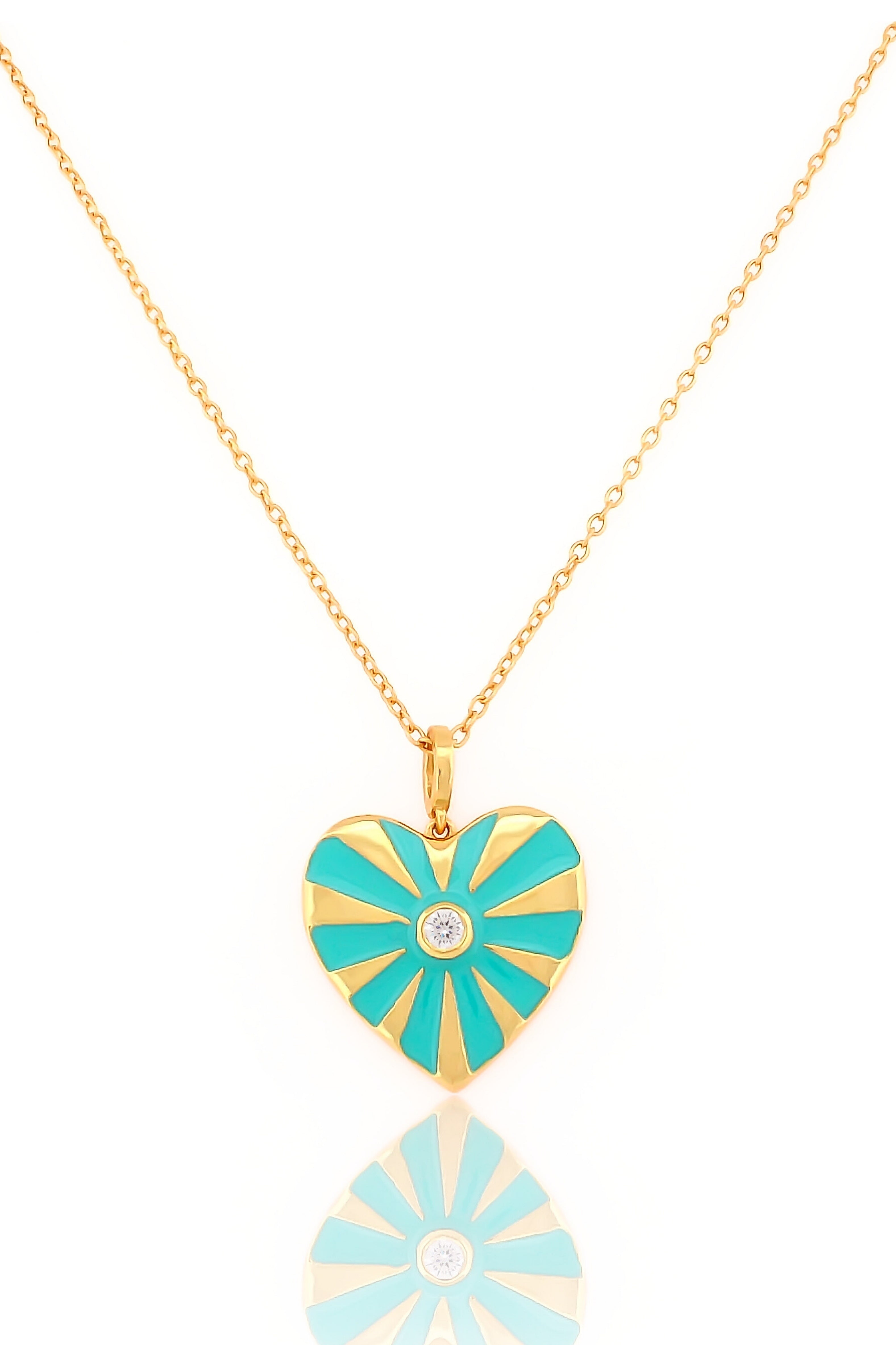 Candy Heart Pendant Necklace