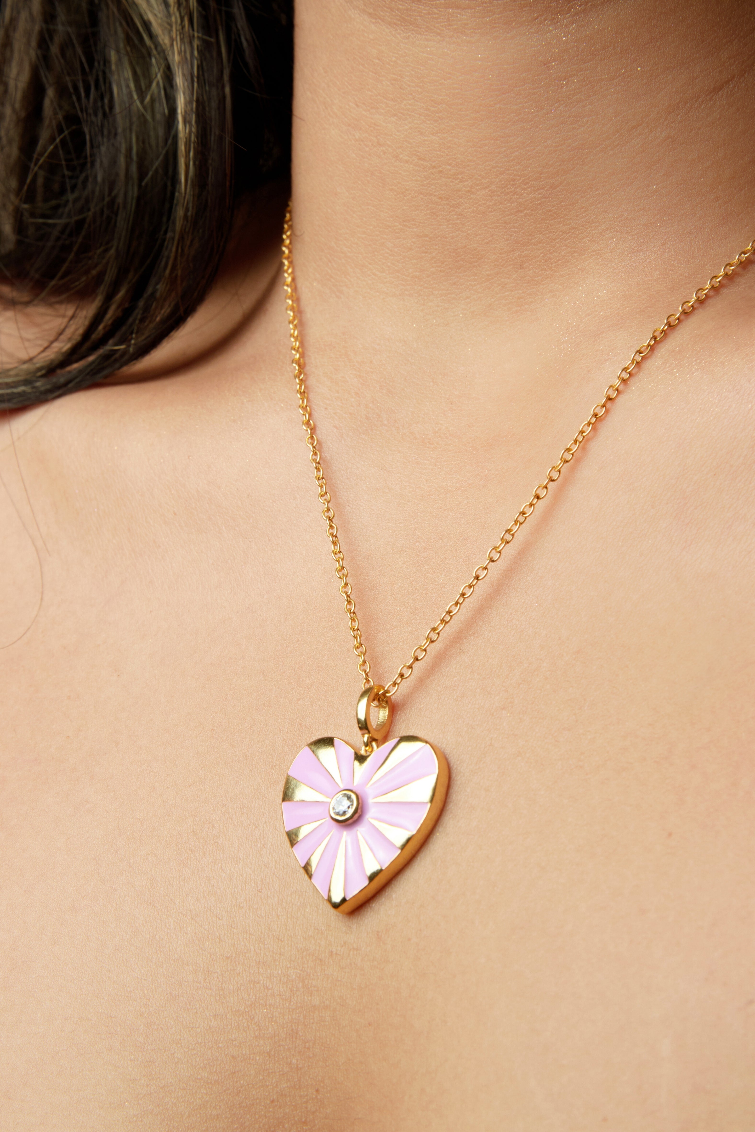 Candy Heart Pendant Necklace