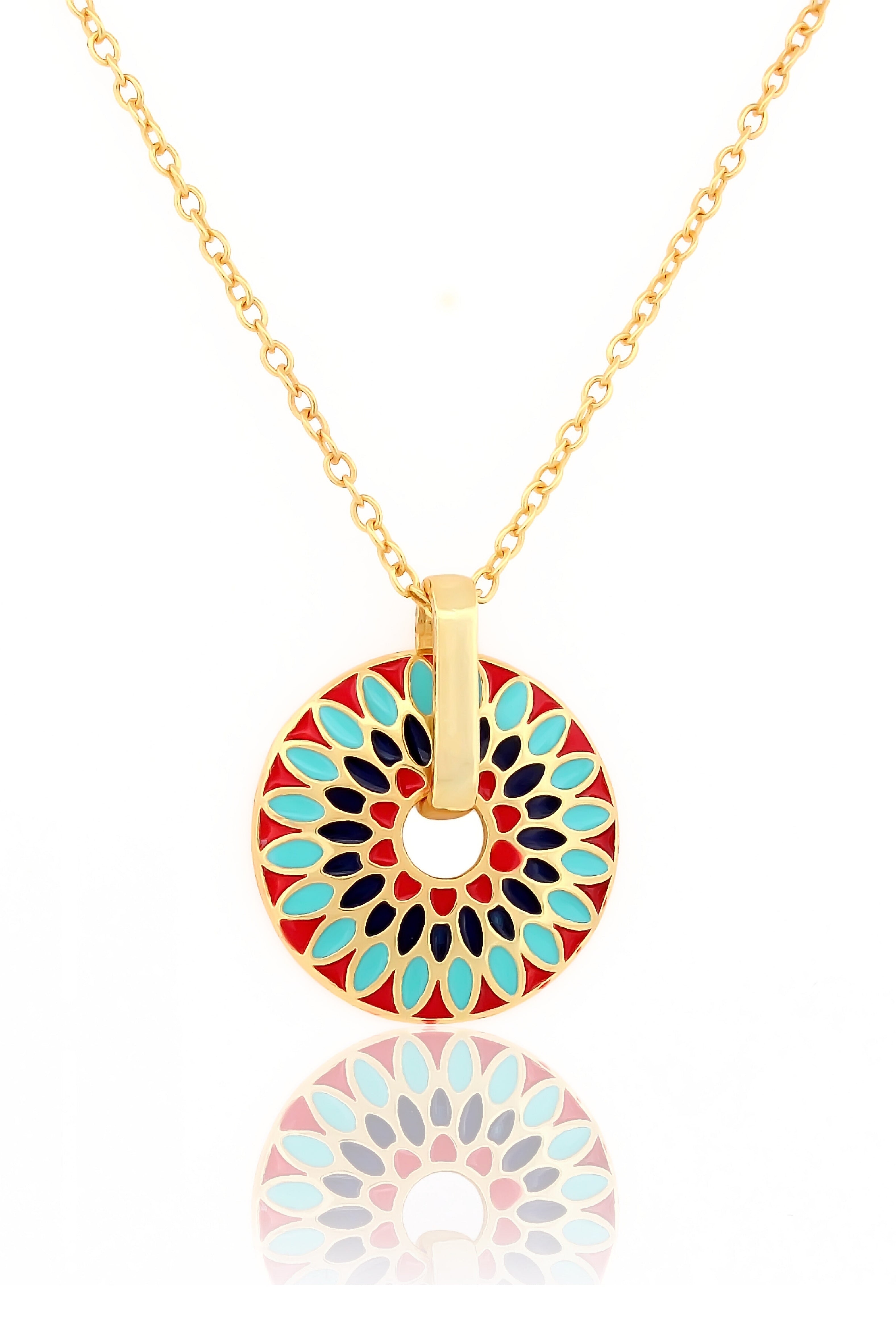 Kaleidoscope Dream Pendant Necklace