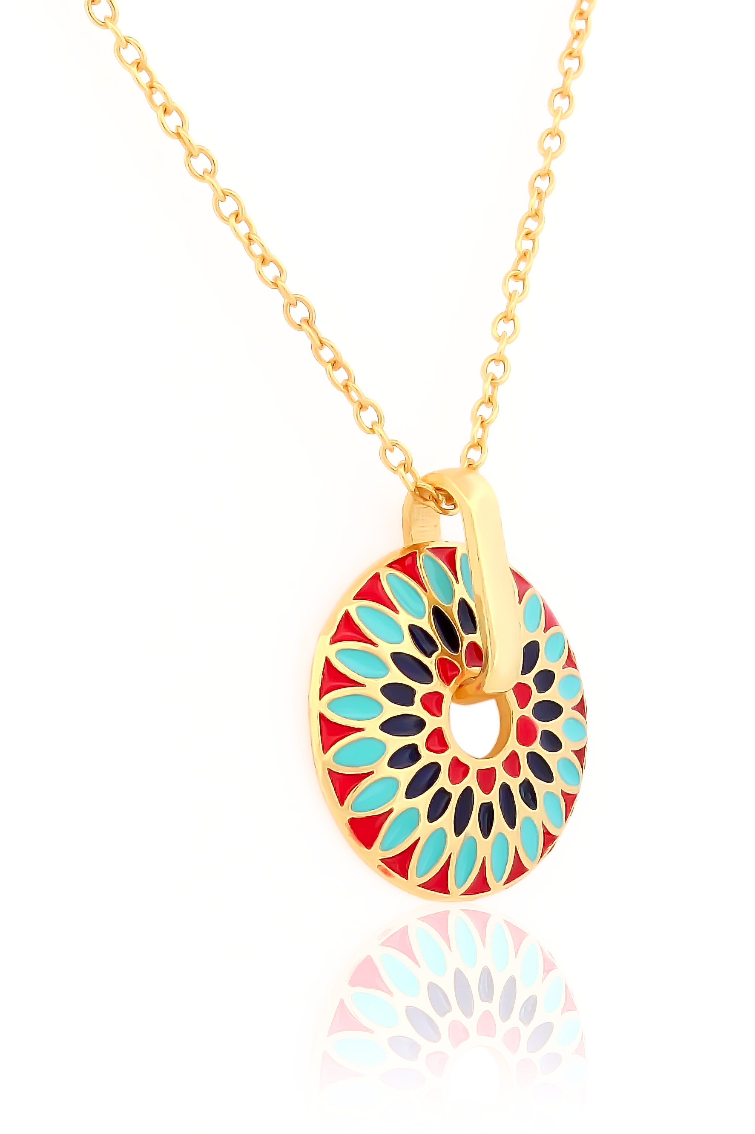 Kaleidoscope Dream Pendant Necklace