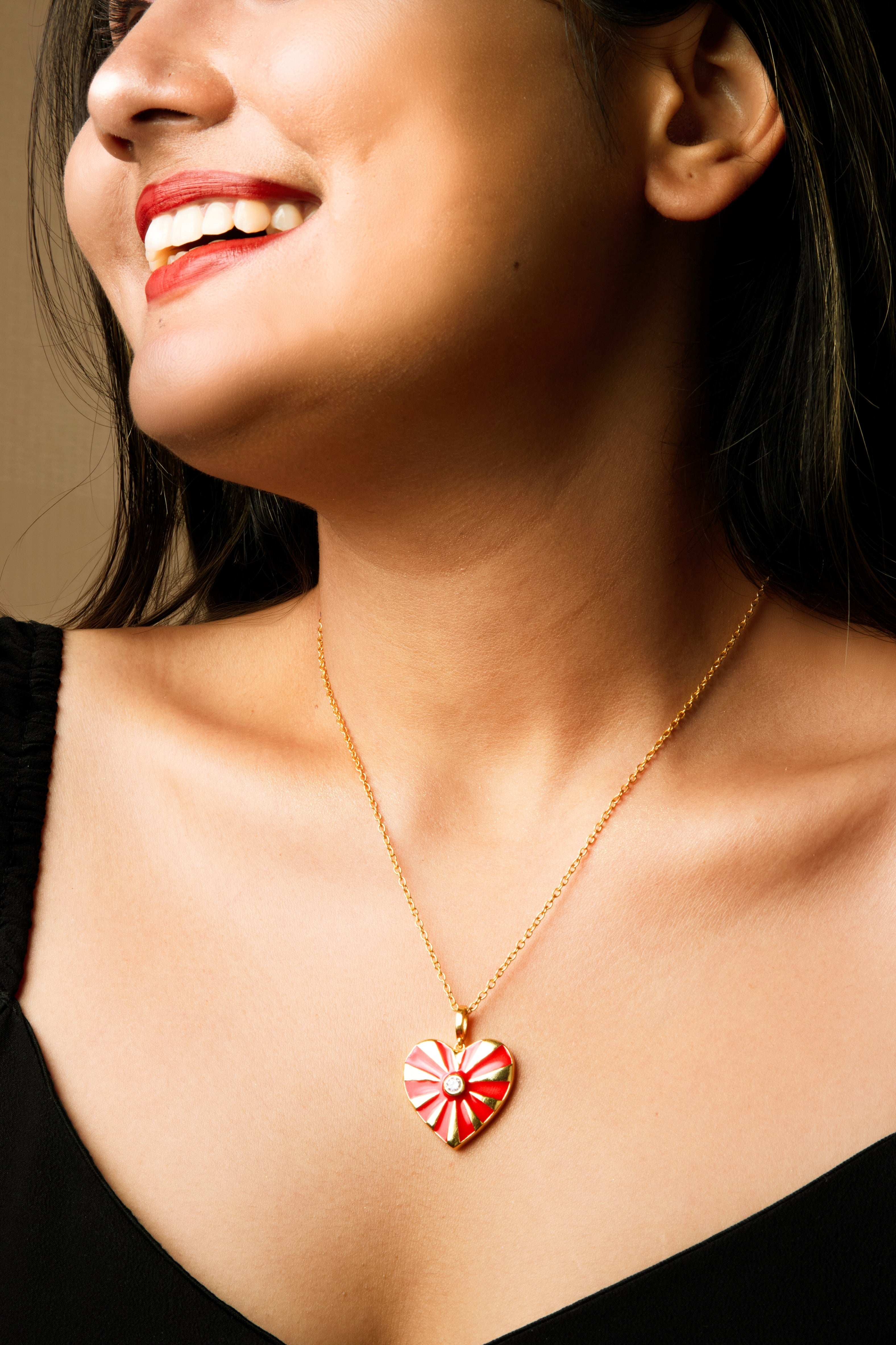 Candy Heart Pendant Necklace