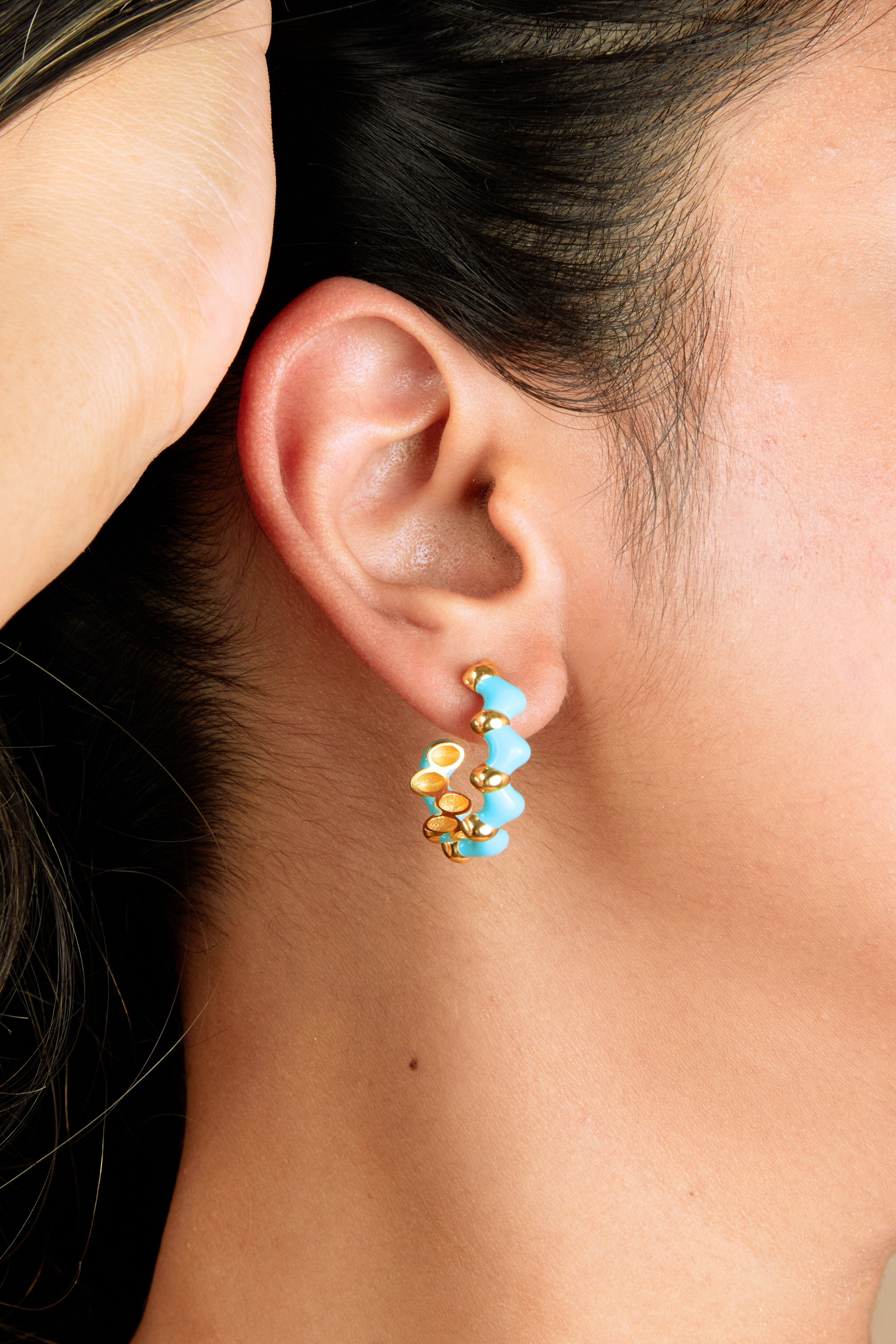 Bubble Hoop Earrings