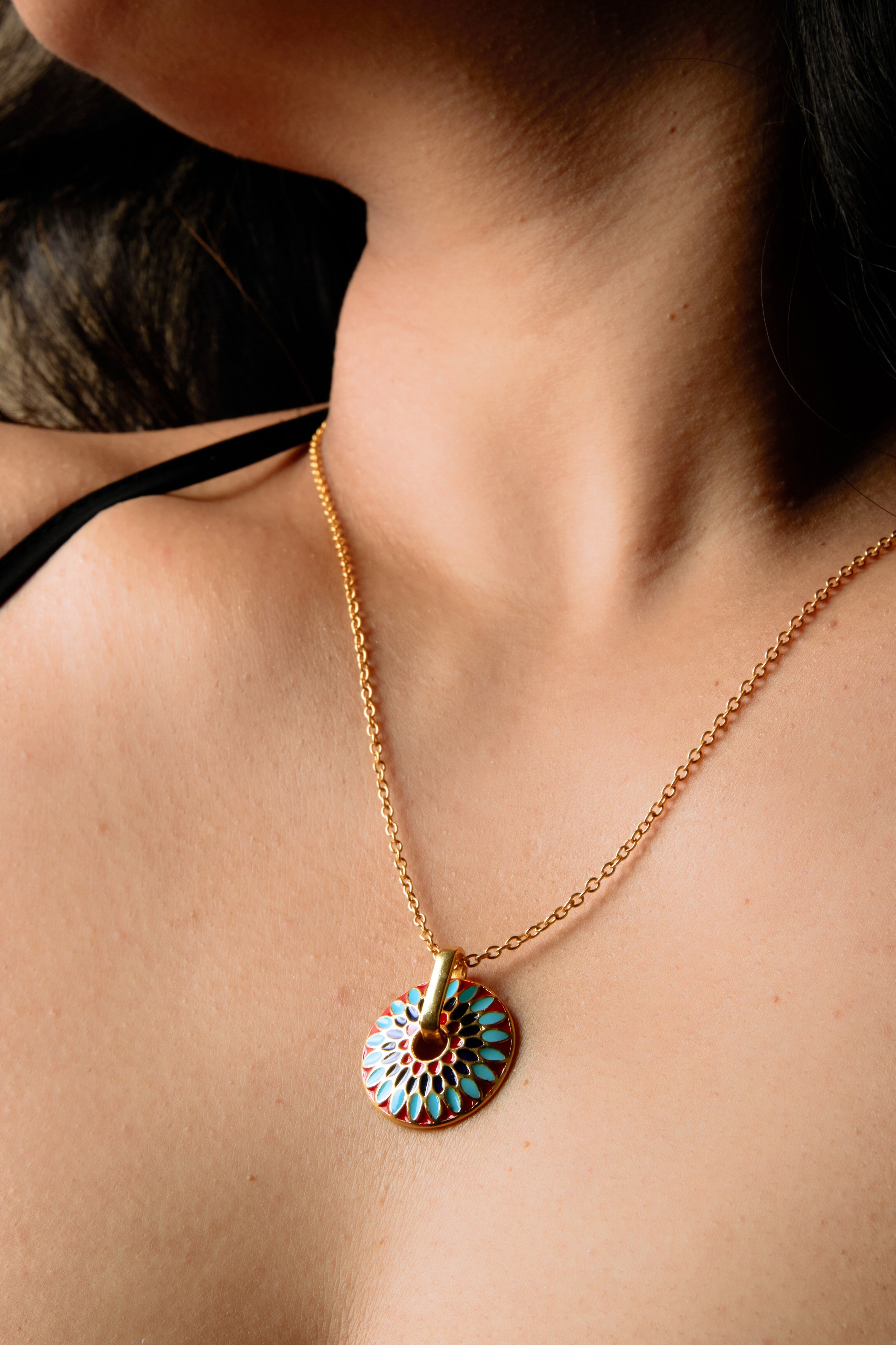 Kaleidoscope Dream Pendant Necklace